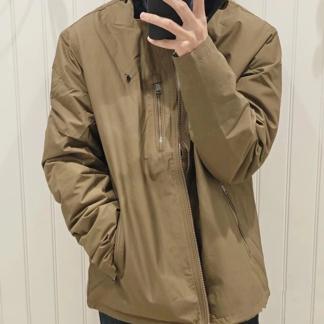 2025 New RL Pony Embroidery Hooded Jacket Casual Windbreaker Waterproof Hard Shell Windbreaker