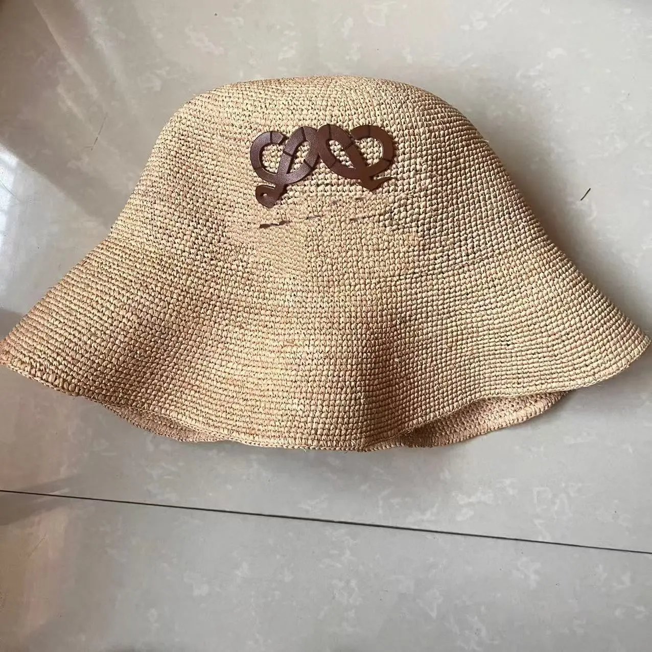 Chanel Style New Knit Hat Hollow Knit Summer Korean Hand-Crocheted Beanie