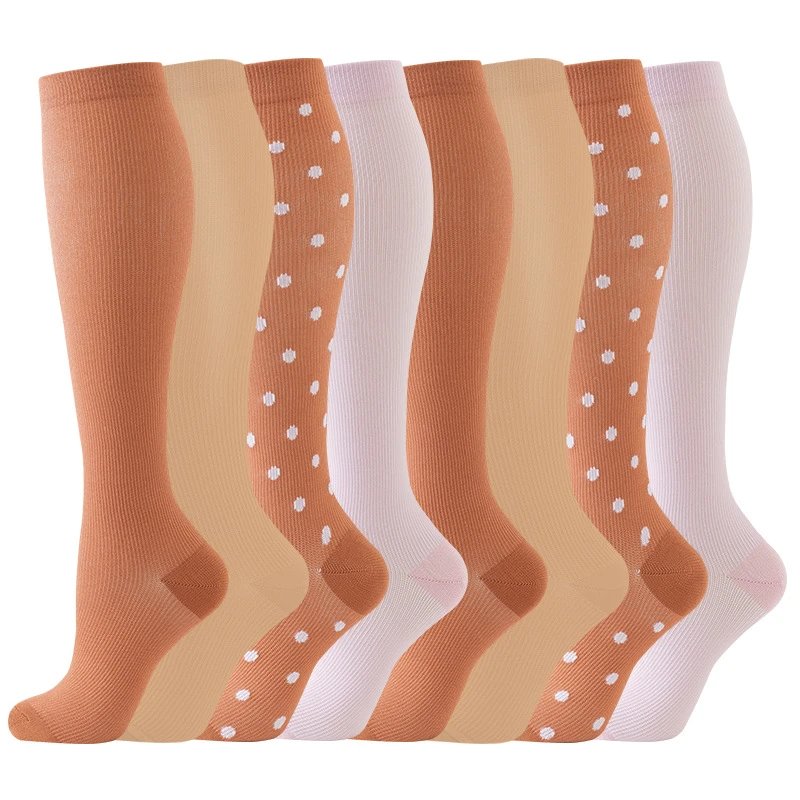 Sports Compression Socks Elastic Socks Copper Ion Compression Socks Long Tube Socks Socks Ready Stock