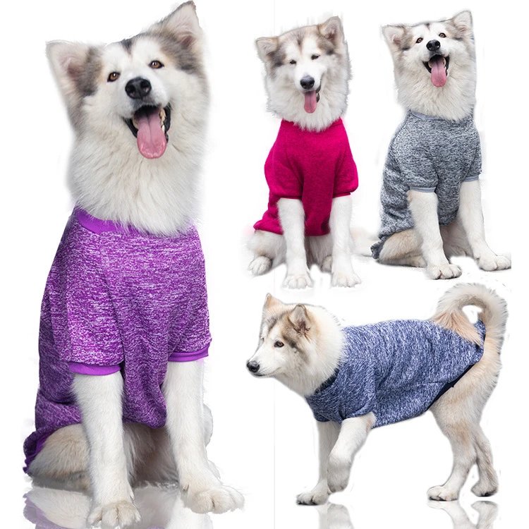 Medium Large Dog Autumn Winter Yarn Cat Hoodie Warm Border Collie French Bulldog Pet Dog Cat Clothing Dog Supplies Golden Retriever