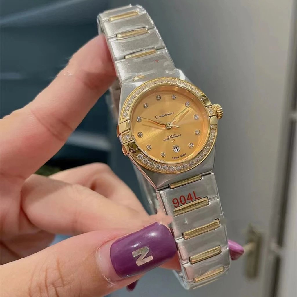 Omega Constellation watch (with logo)