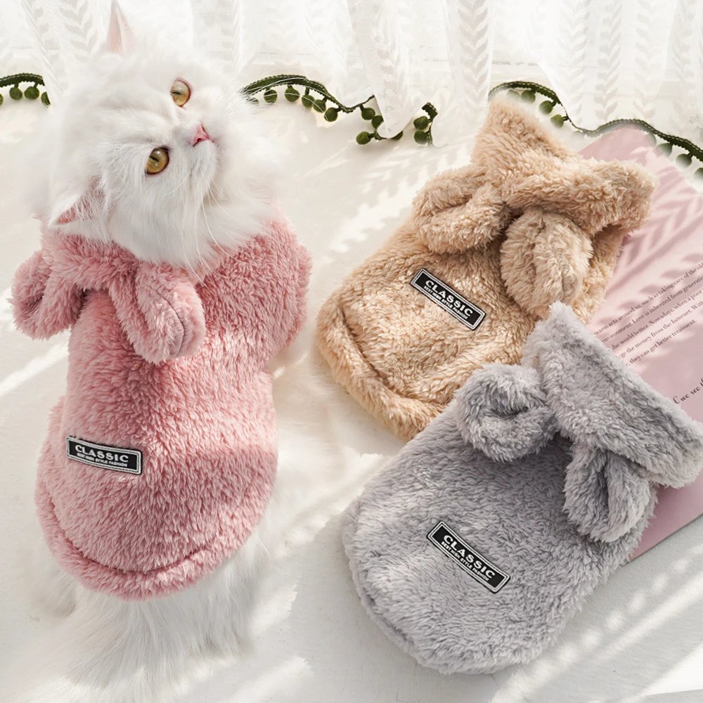 Pet Dog Apparel Amazon Autumn Winter New Hoodie French Bulldog Cat Dog Clothing Supplies Cat Apparel