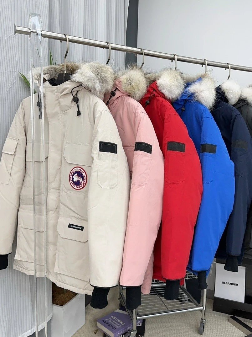 Canada Goose Expedition 08 Down Jacket Unisex Couple Medium Long Parka Warm Coat