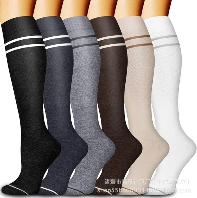 Compression Calf Socks Long Tube Yoga Leg Shaping Sports Running Socks Compression Socks