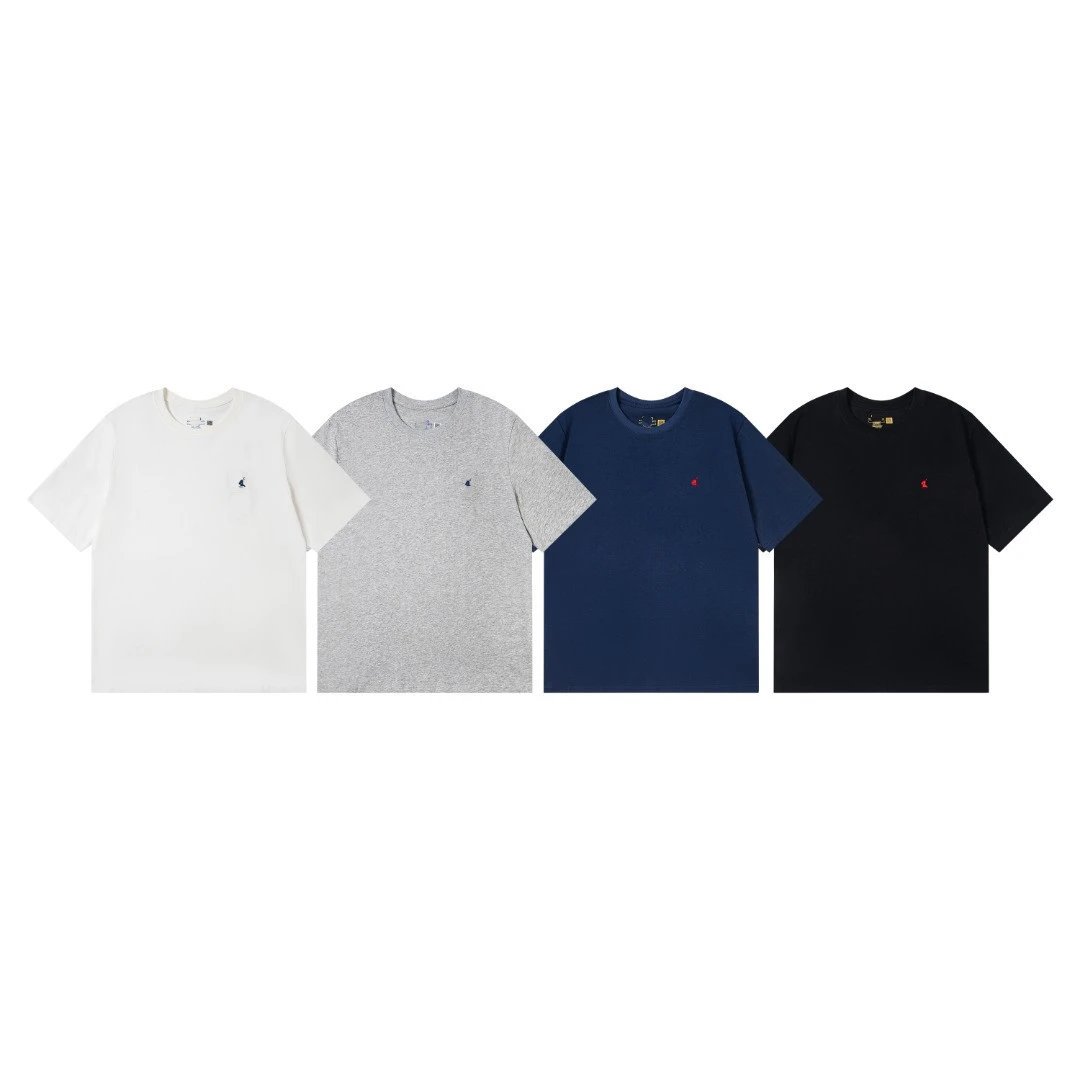 RL Ralph Lauren Pony Logo Embroidery Classic Basic Round Neck Loose Short Sleeve T-shirt Unisex