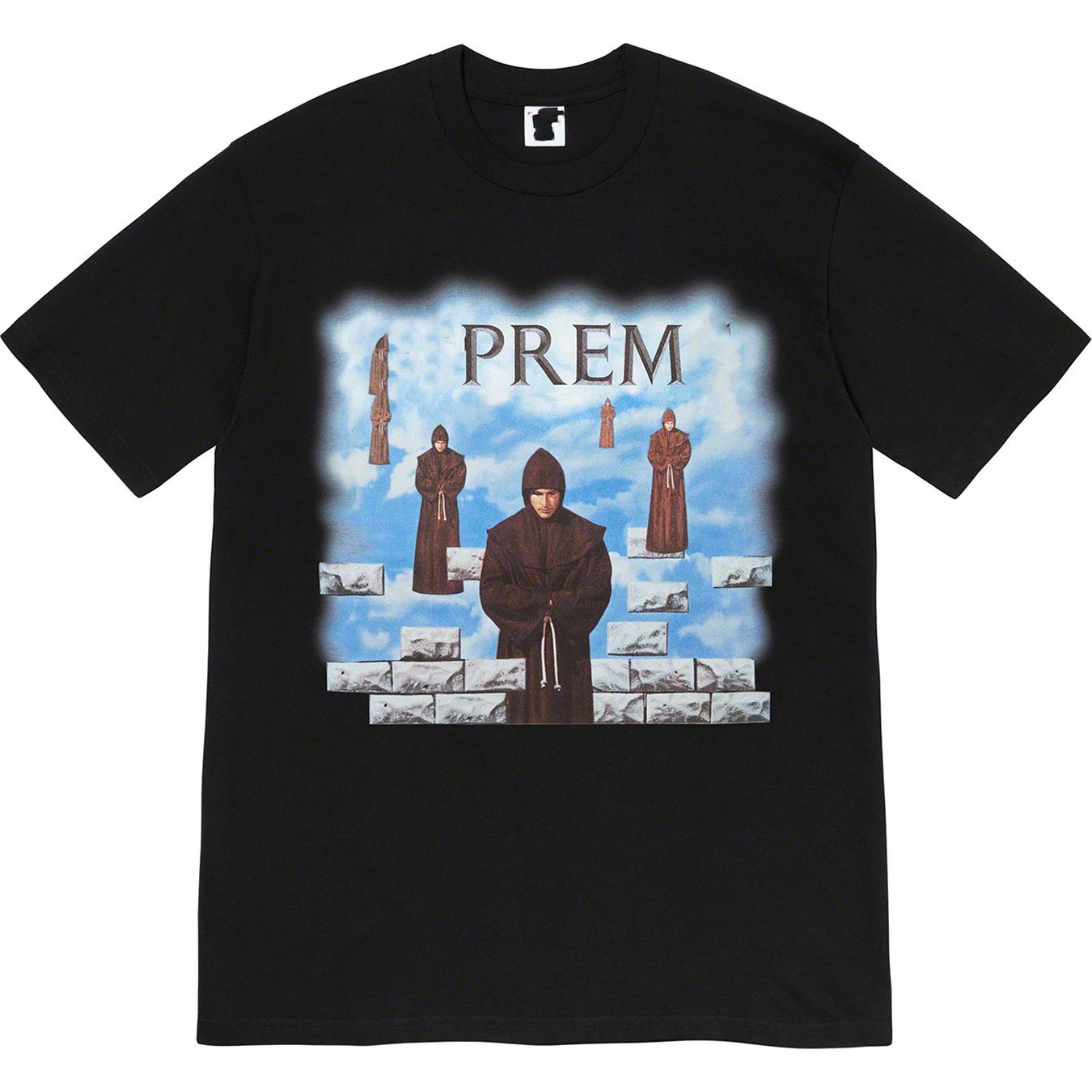 19FW Levitation Tee Floating Character Mage Wizard Print Short Sleeve T-shirt Unisex Couples