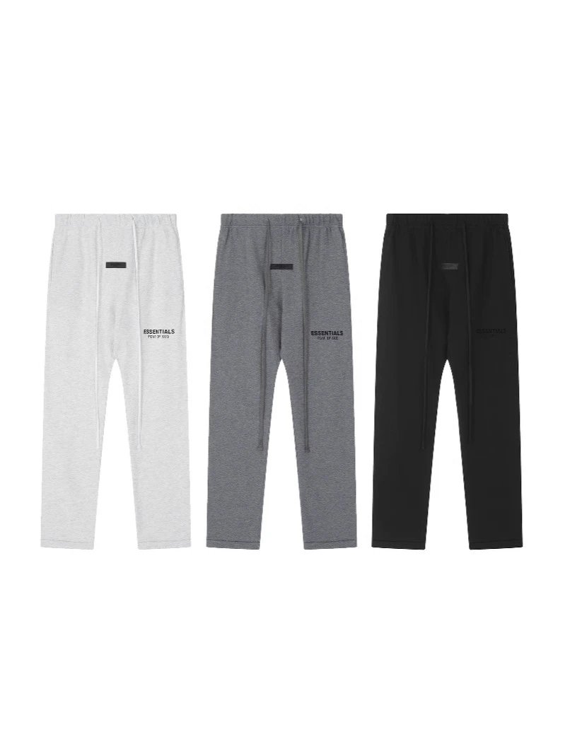 Fear Of God for Men SS22 Line ESSENTIALS Flocking Drawstring Pants Unisex