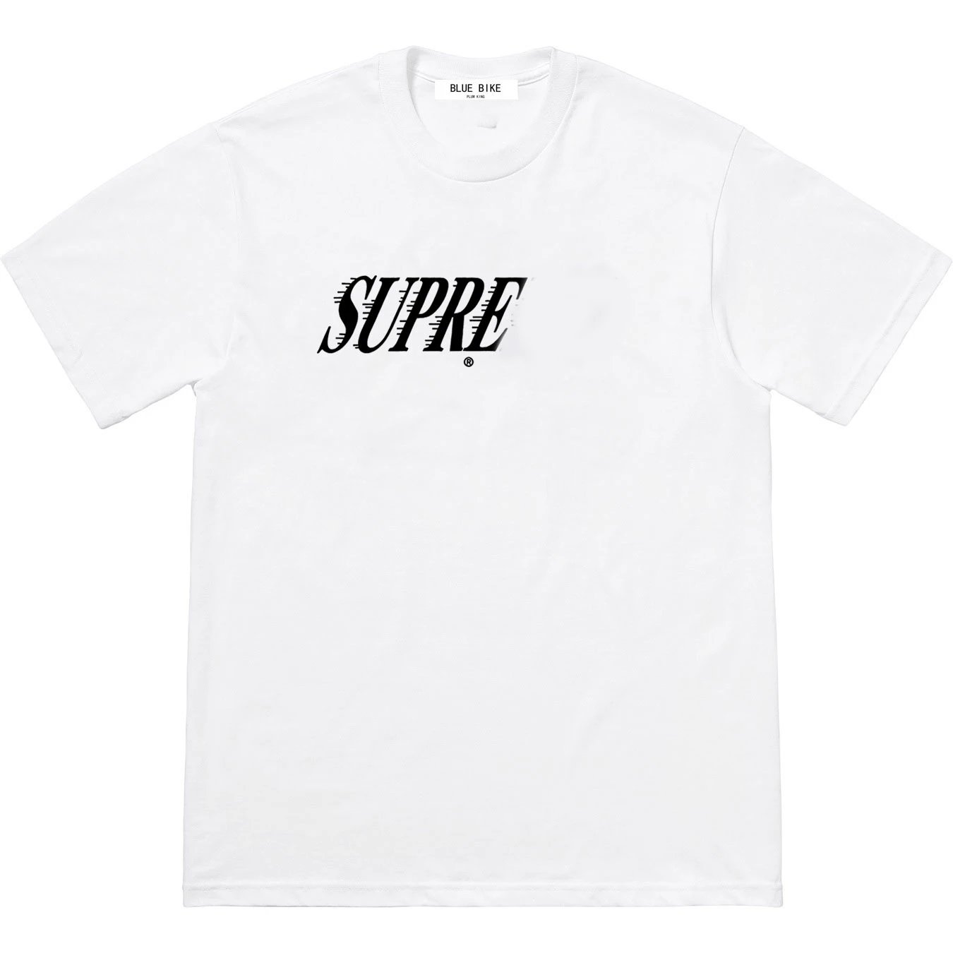 22FW Slap Shot Tee Lakers Italic Font Logo Print Short Sleeve T-shirt Unisex Couples