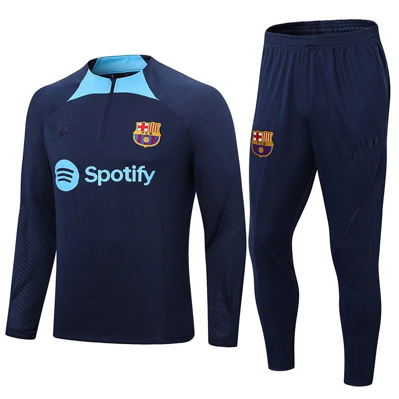 22-23 Algeria balenciaga Messi Inter Milan Barcelona Football Jersey Long Sleeve Training Suit Adult/Kids