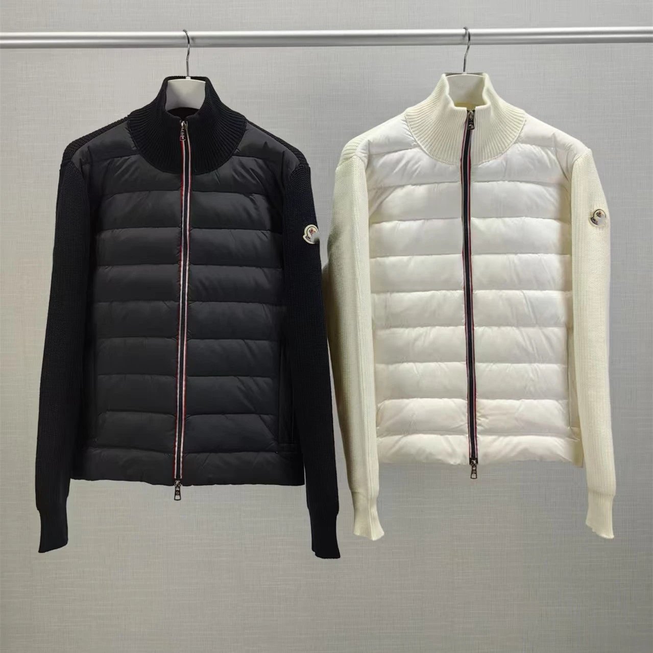 2025 Autumn Winter New Style Moncler 90% Duck Down Stand Collar Thick Down Jacket Warm Cardigan for Men and Women