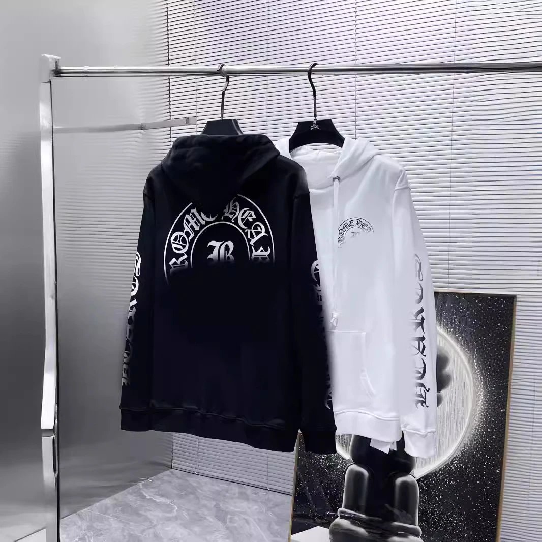 Chrome Hearts Collaboration Pullover Hoodie Loose Casual Hoodie Pullover Hoodie Couple Style