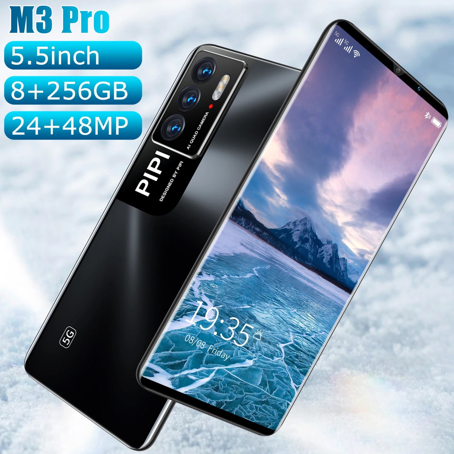 Best Seller M3 Pro Smartphone Dual SIM Dual Standby 5 Inch Android Phone