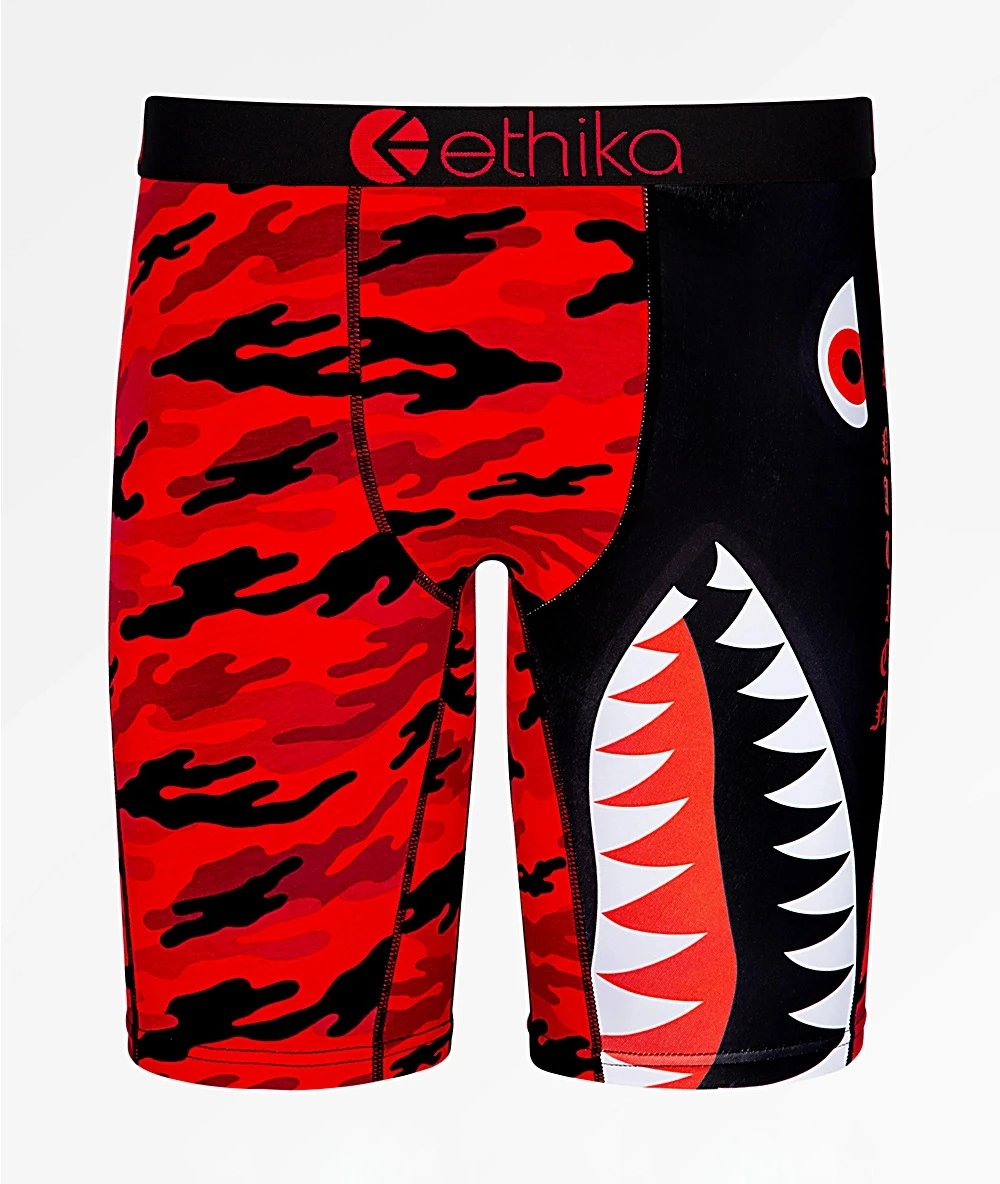 NS01-13 Men's Trendy Underwear Print Four-Needle Six-Line Jacquard Multi-Color