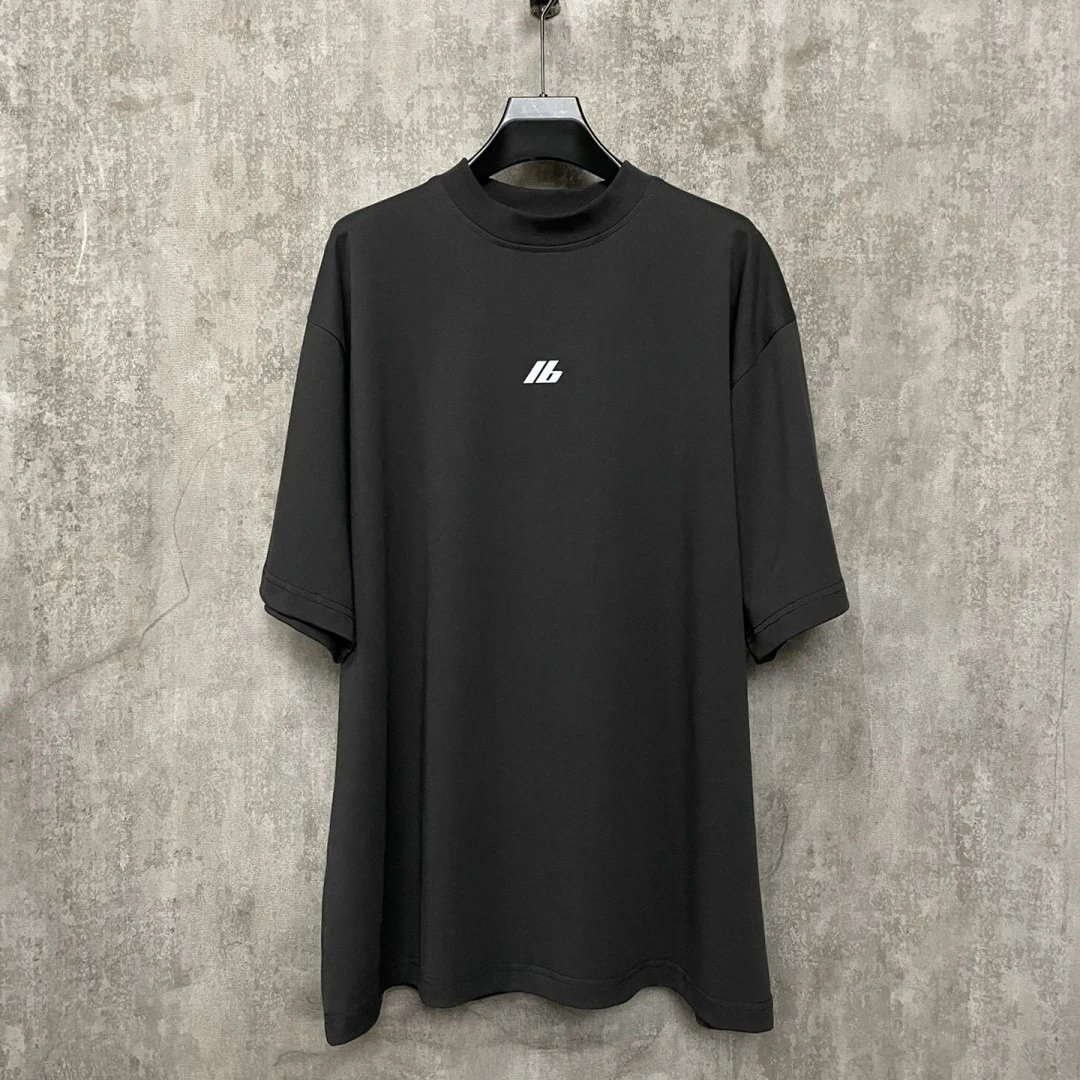 Balenciaga New Logo Thick Plate Screen Print Viral INS Style Unisex Neutral Short Sleeve T-shirt