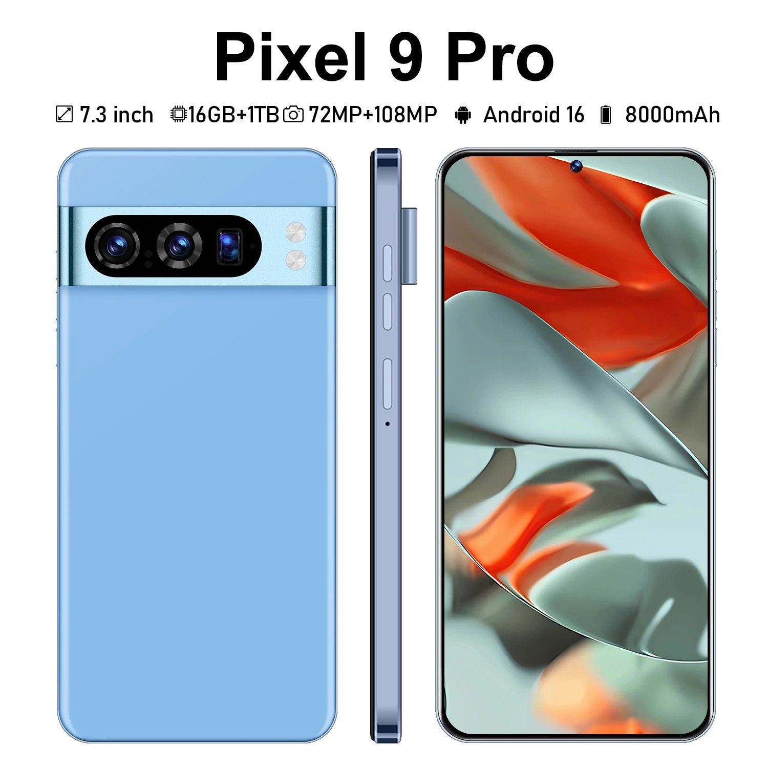 Best Seller Smartphone Pixel 9 Pro 7.3 Inch 16G+1T All-in-One