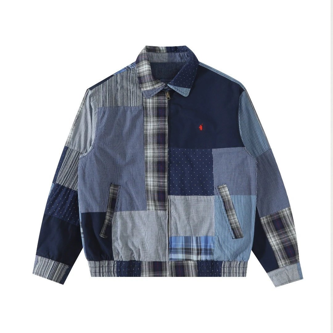 RL Pony Tokyo Limited Runway Double-sided Heavy Work Spliced Denim Jacket