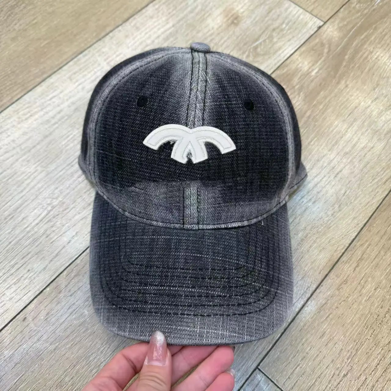 25 New Correct Letter Chanel Denim Baseball Cap Men Women Fashion Couple Sun Protection Snapback
