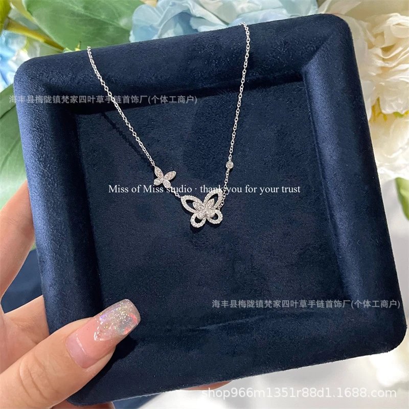 Graff Sparkling Phantom Butterfly Ear Studs, GF Gra Luxury Exquisite Full Diamond, Gift for Girlfriend
