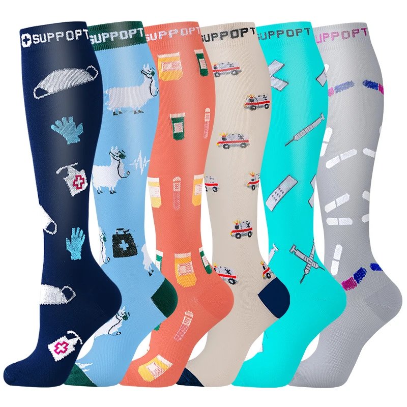New Compression Socks High Elasticity Calf Socks Outdoor Sports Running Jumping Compression Socks