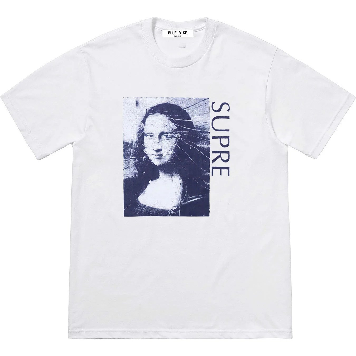 23SS Mona Lisa Tee Mona Lisa Smile Character Short Sleeve T-shirt Loose Casual Unisex