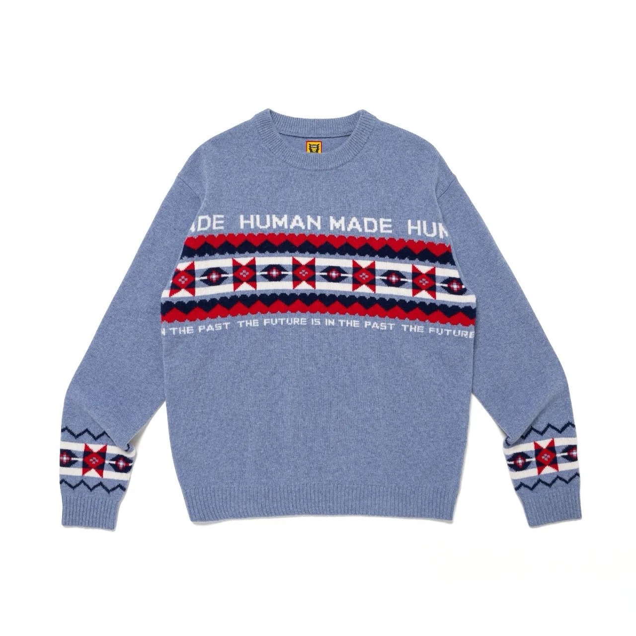 HUMAN MADE Sweater Knitwear Round Neck Unisex Couple Style Trendy Loose Casual Style Trendy