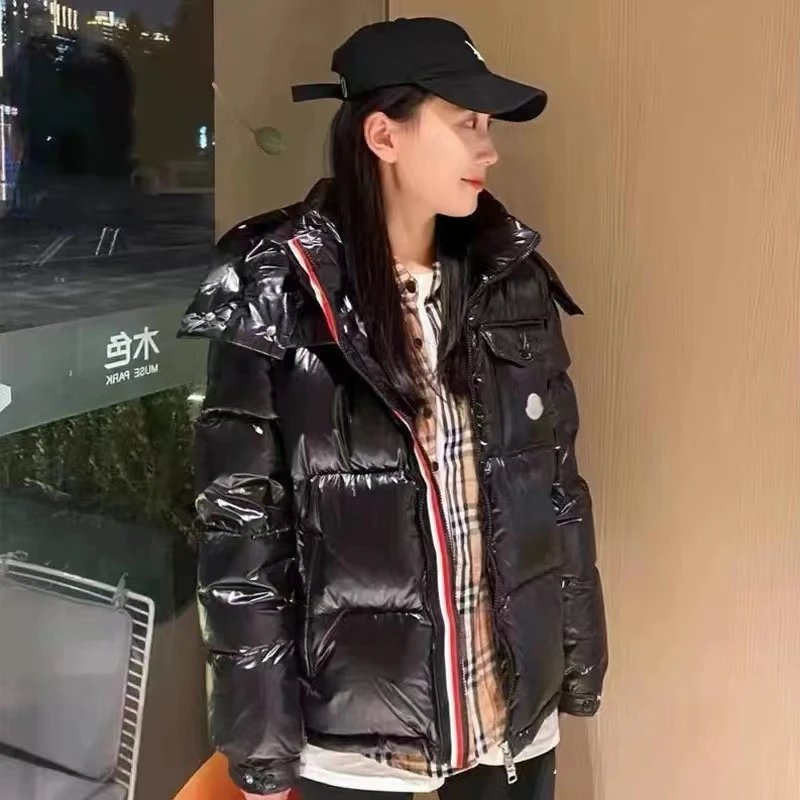 2025 New Style M Brand Winter Down Cotton Jacket Unisex Classic Loose Thick Couple Outerwear
