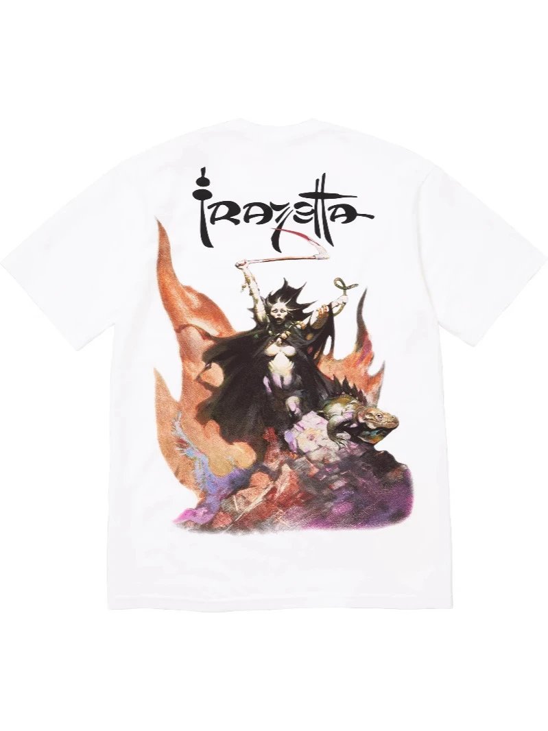 24FW Frank Woman With Scythe Tee Frank Short Sleeve T-shirt Unisex