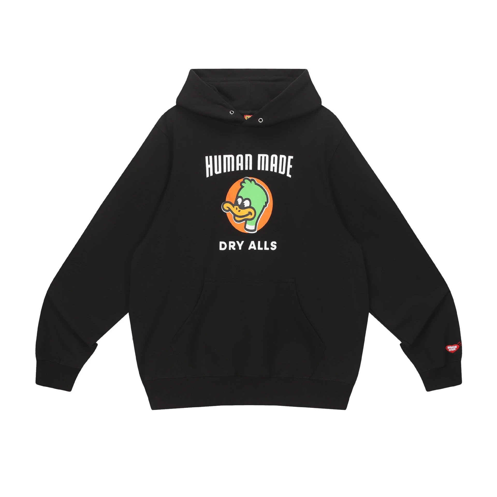 2025 Human Made Angry Birds Pattern Loose Hoodie Casual Couple Outfit
