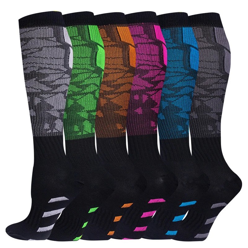Wish Outdoor Sports Socks Men Women Cycling Compression Pressure Socks Nurse Calf Socks