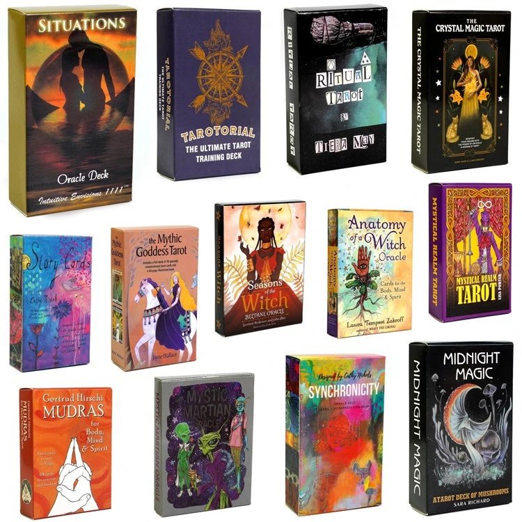 2023 New Style Tarot Cards Oracle Cards English Version Tabletop Game Cards Tarot Cards Tabletop Game Cards