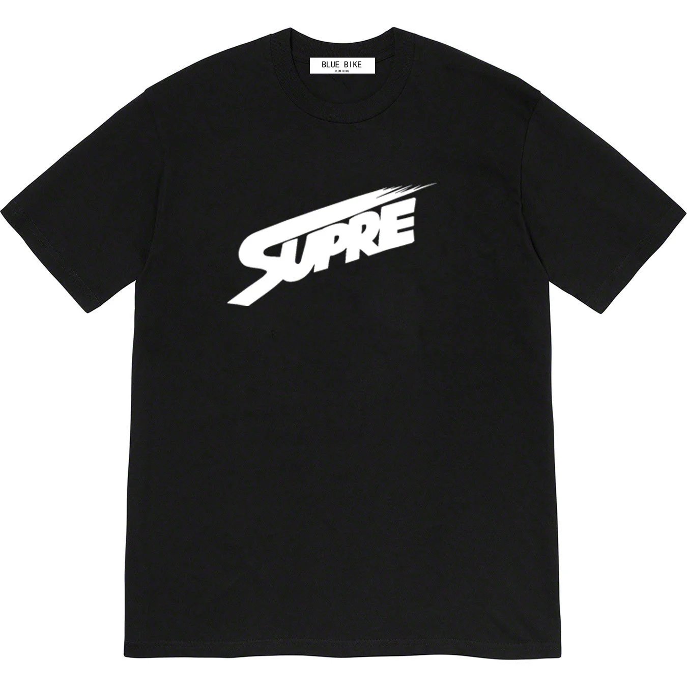 23FW TEE Street Fighter Large Logo Print Round Neck Short Sleeve T-shirt Unisex Couples Same Style