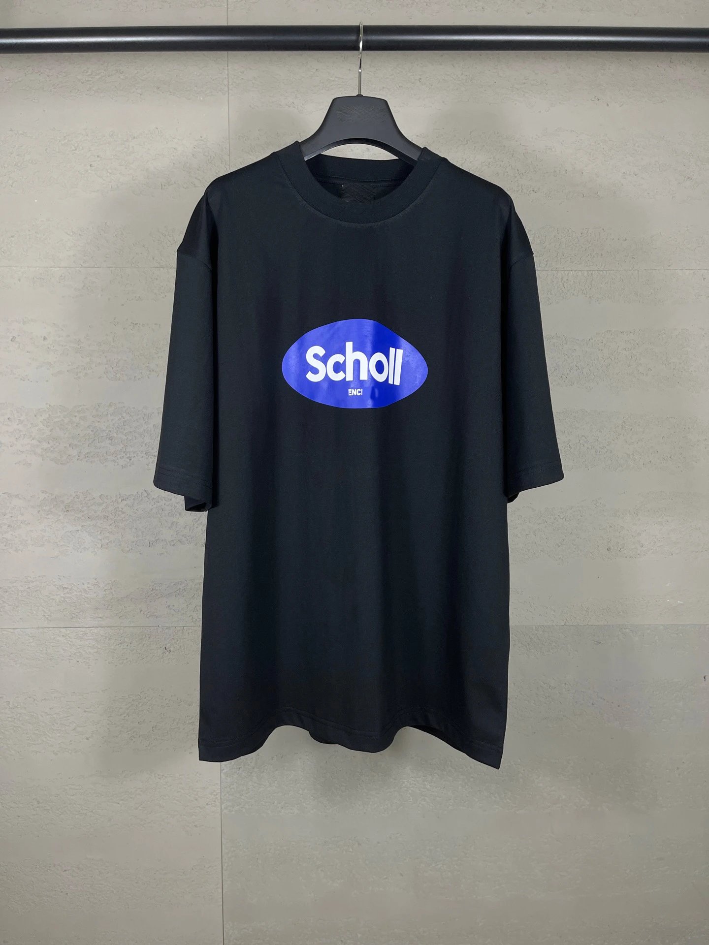 Balenciaga Collaboration SChrome Heartsoll Print Short Sleeve T-shirt Loose Casual Unisex Couples Trendy