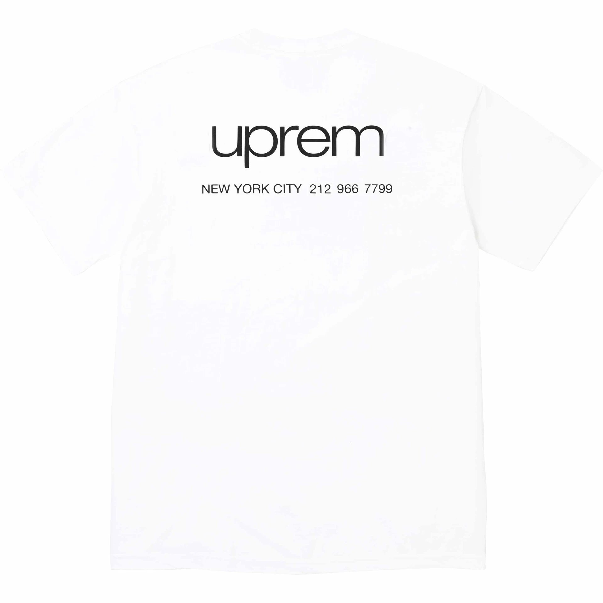 FW23 NYC TEE Store Information New York City Logo Letter Round Neck Short Sleeve T-shirt