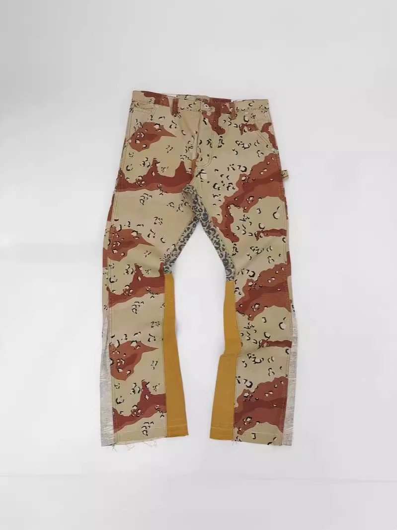 Gallery Dept New Desert Camo Patchwork Flared Cargo Pants1