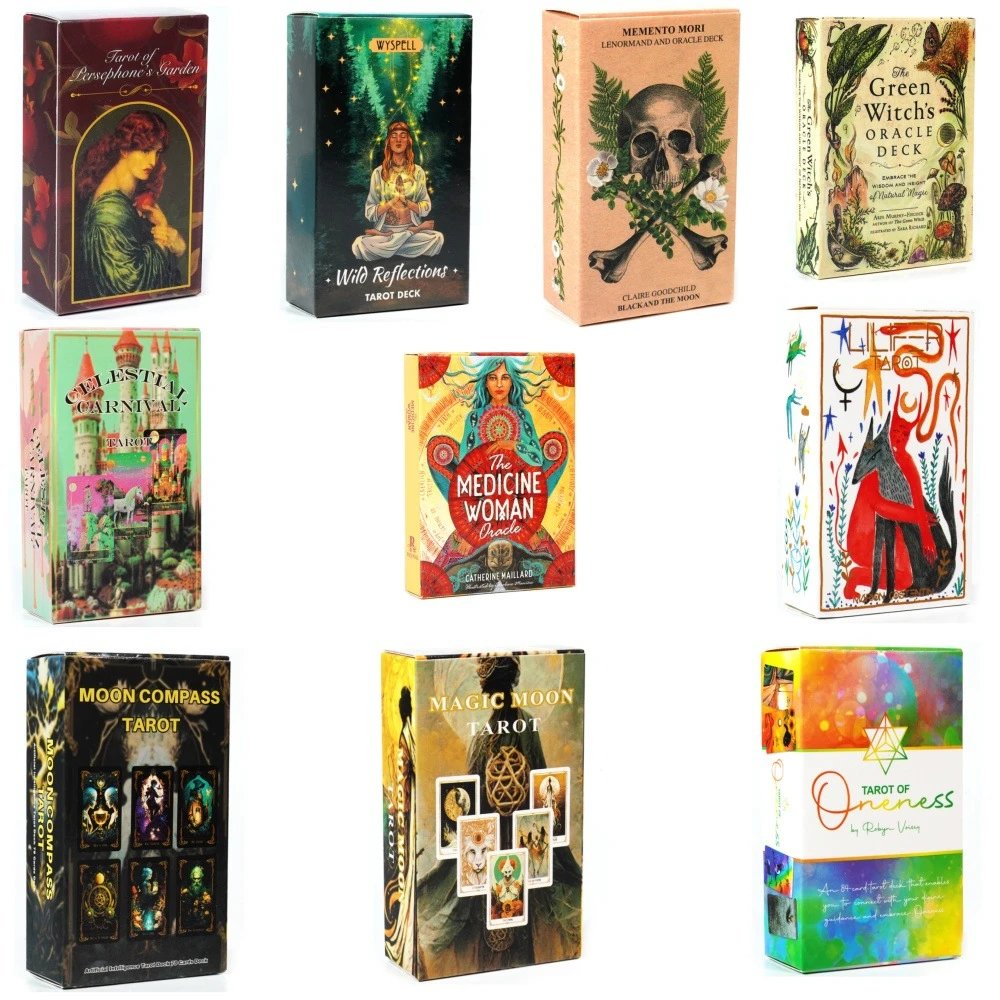 Tarot Cards Deck English Tarot Cards Oracle Game Cards -