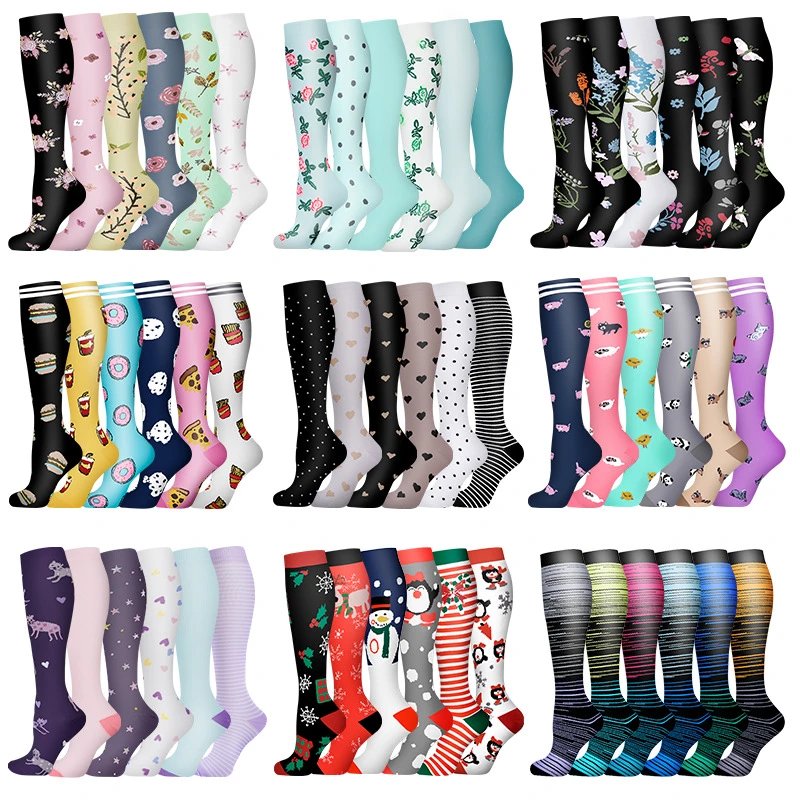New Compression Socks Sports Long Tube Socks Yoga Socks Compression Socks Calf Socks
