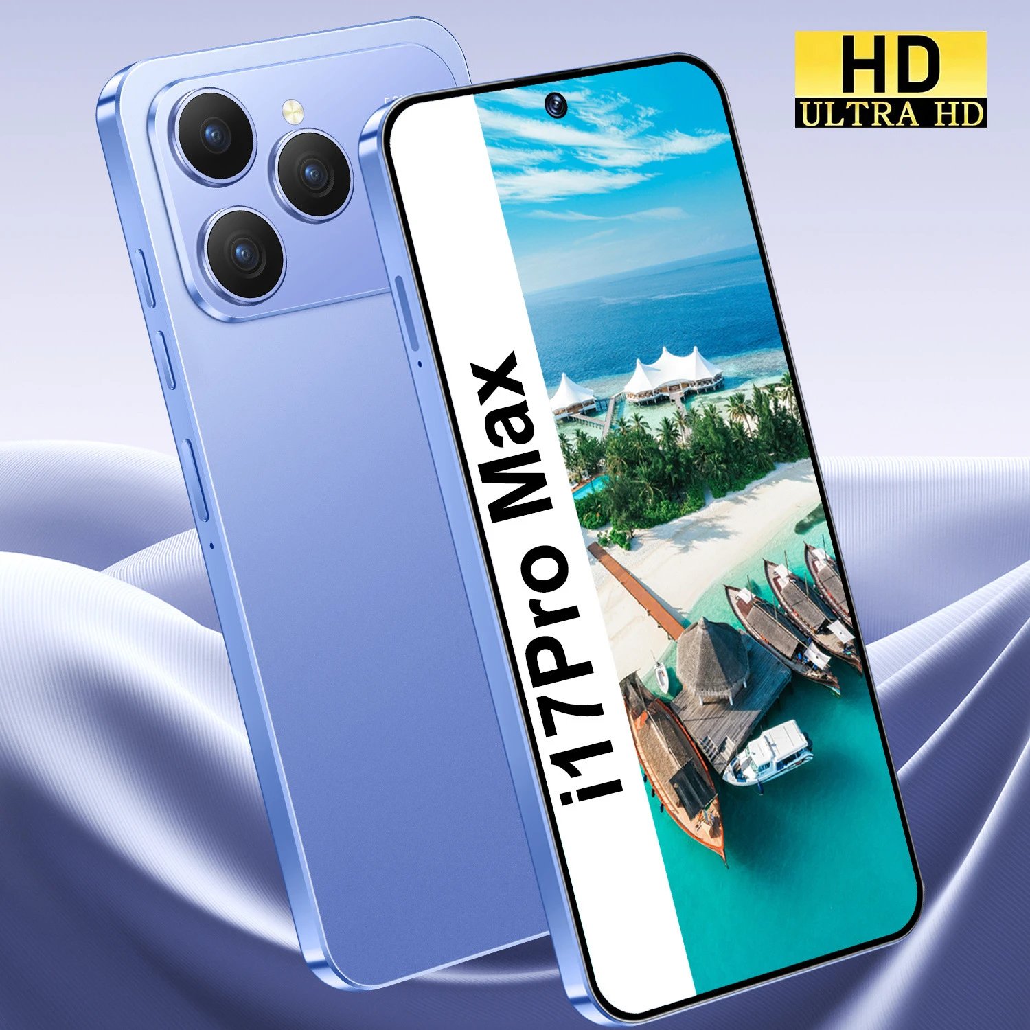 New I17 Pro Max Low Price 16+1TB All-in-One Large Screen Hot Seller Smartphone