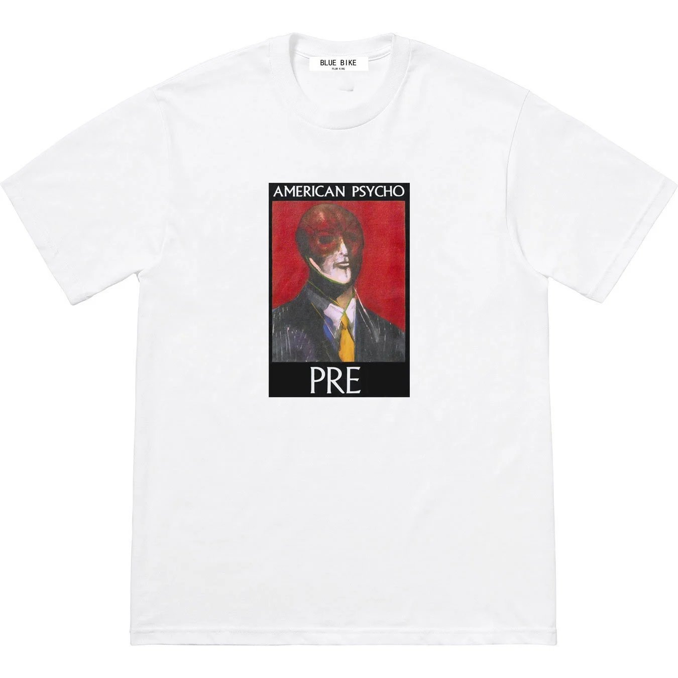 23 AMERICAN PSYChrome HeartsO TEE Creative Character Print Short Sleeve T-shirt Unisex Couples