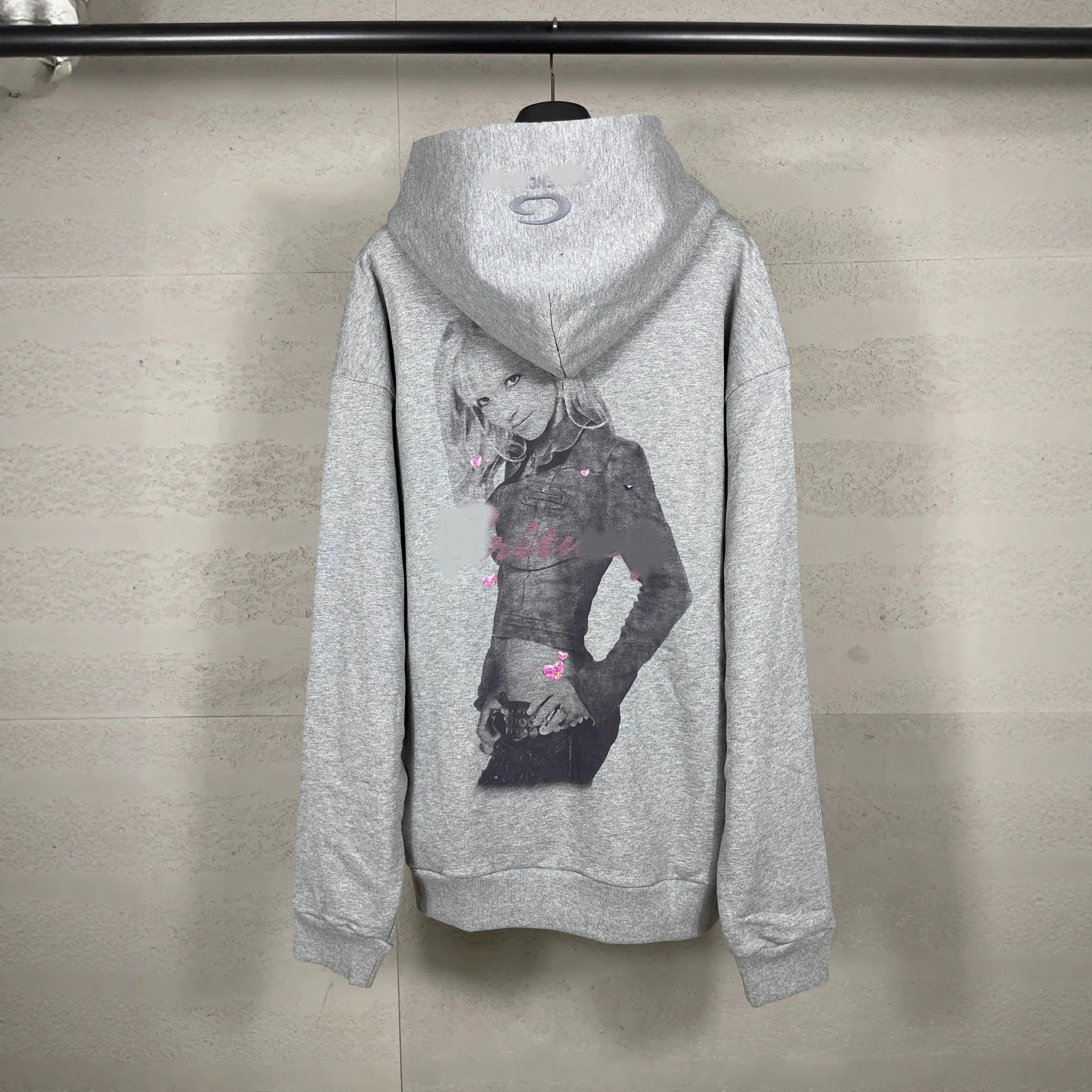 Balenciaga Hood Embroidery Zip-Up Hoodie Oversized Hoodie Loose Casual Pullover Hoodie Unisex Couple Style