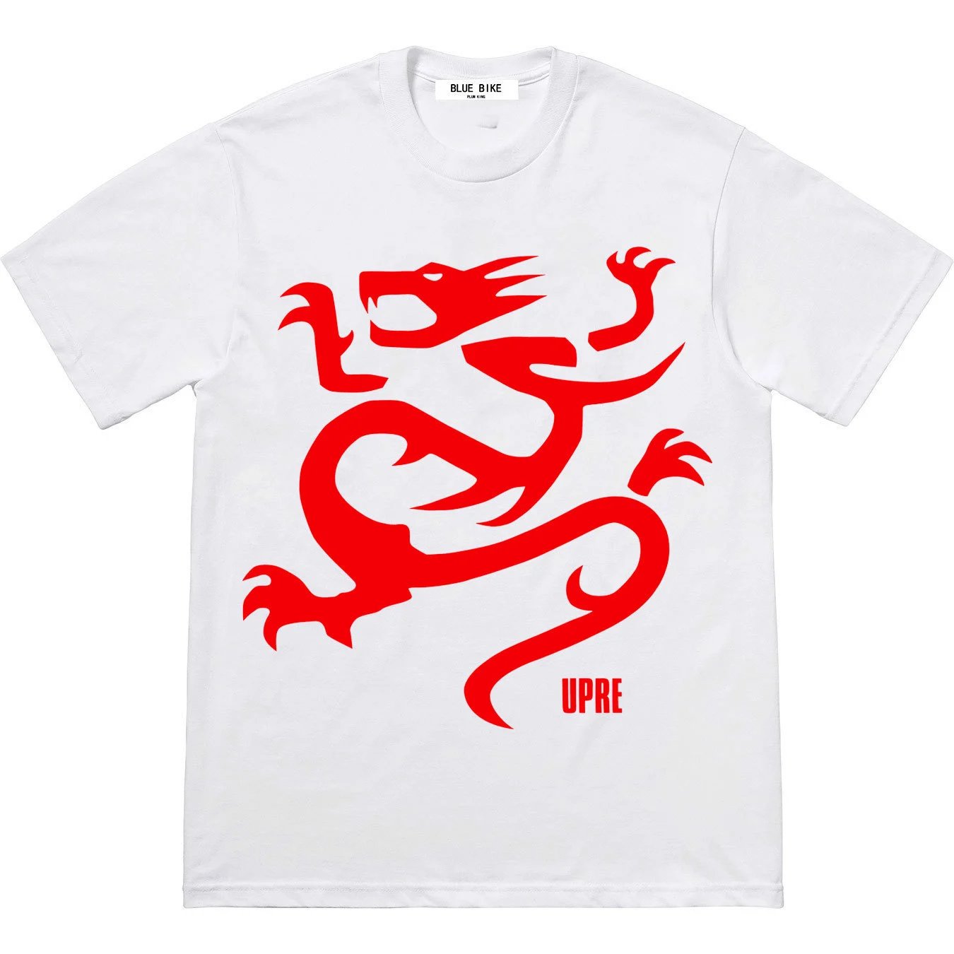 23SS MOBB DEEP DRAGON TEE Dragon Pattern Basic Pure Cotton Short Sleeve T-shirt Unisex Couples
