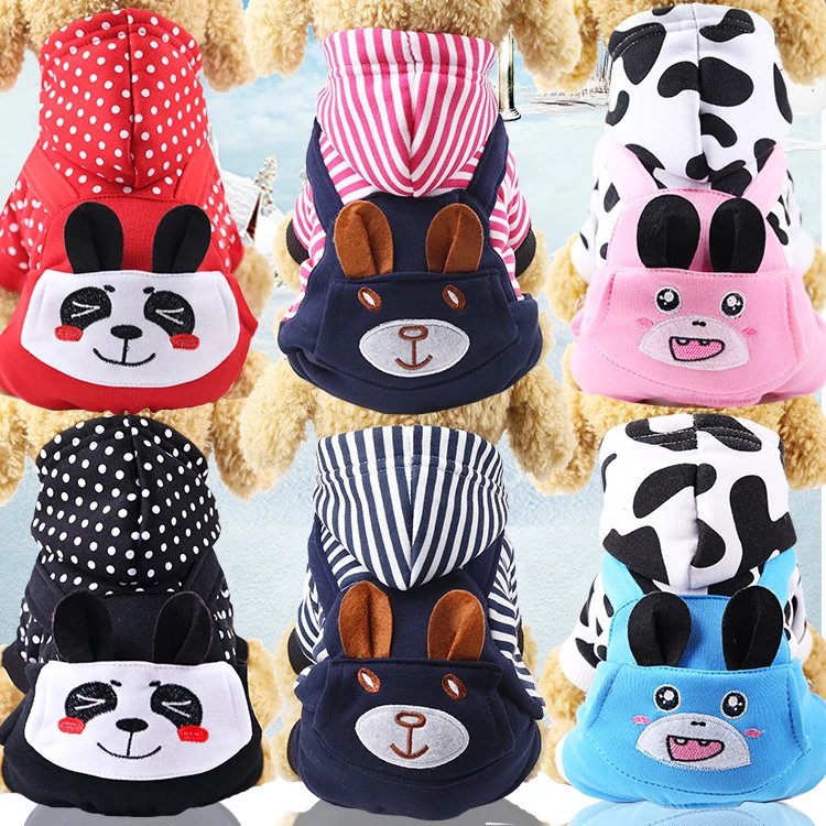 Autumn Winter Four-Legged Transformation Pet Dog Cat Clothing Teddy French Bulldog Autumn Winter Dog Apparel Cat Supplies Warmth Thick