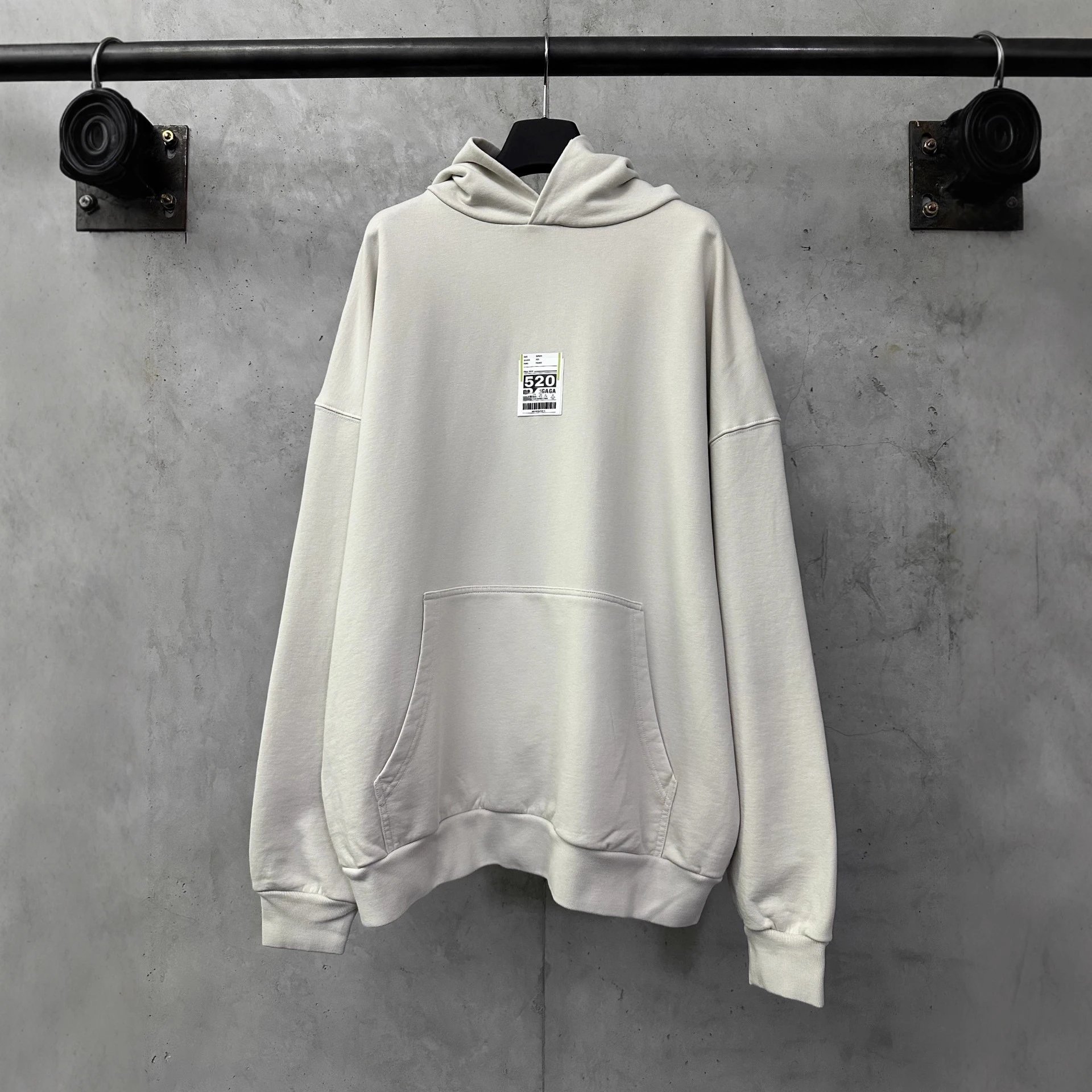 2025 new style Balenciaga 520 Valentine's Day limited edition label embroidery hooded sweatshirt men's and women's