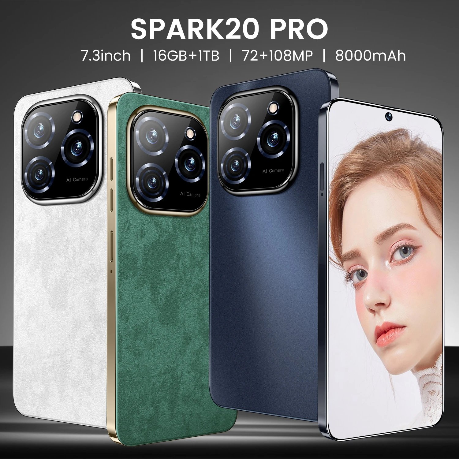 New Spark 20 Pro 16+1TB Punch-Hole Large Screen Best Seller All-in-One OZON Mercado Libre