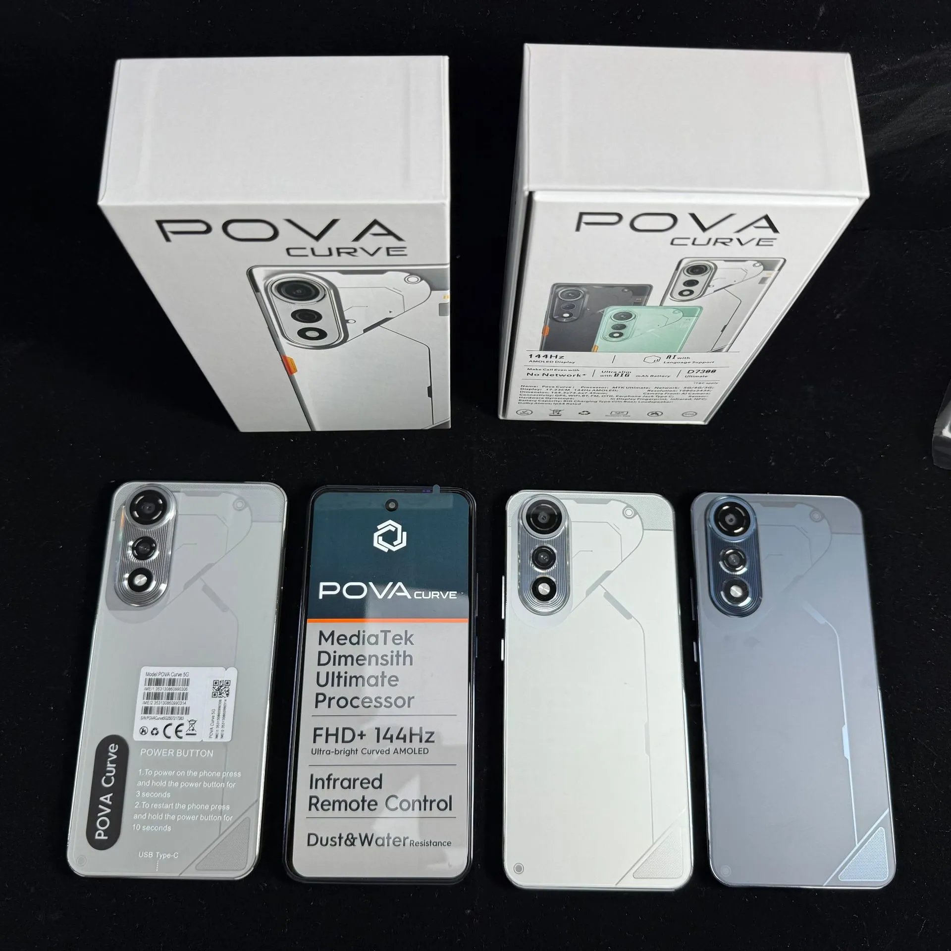POVA CURVE Best Seller Smart Android 4G Phone Smartphone New 16+1TB