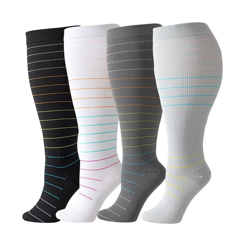 Extra Large Extra Wide Socks Fat Compression Socks Men Women Running Fitness Calf Socks Large Size