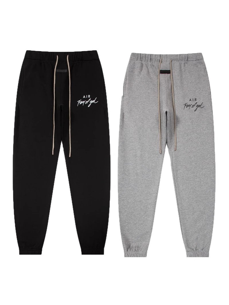 FOG Line ESSENTIALS Cursive Lettering Sports Pants Loose Casual Sweatpants Unisex