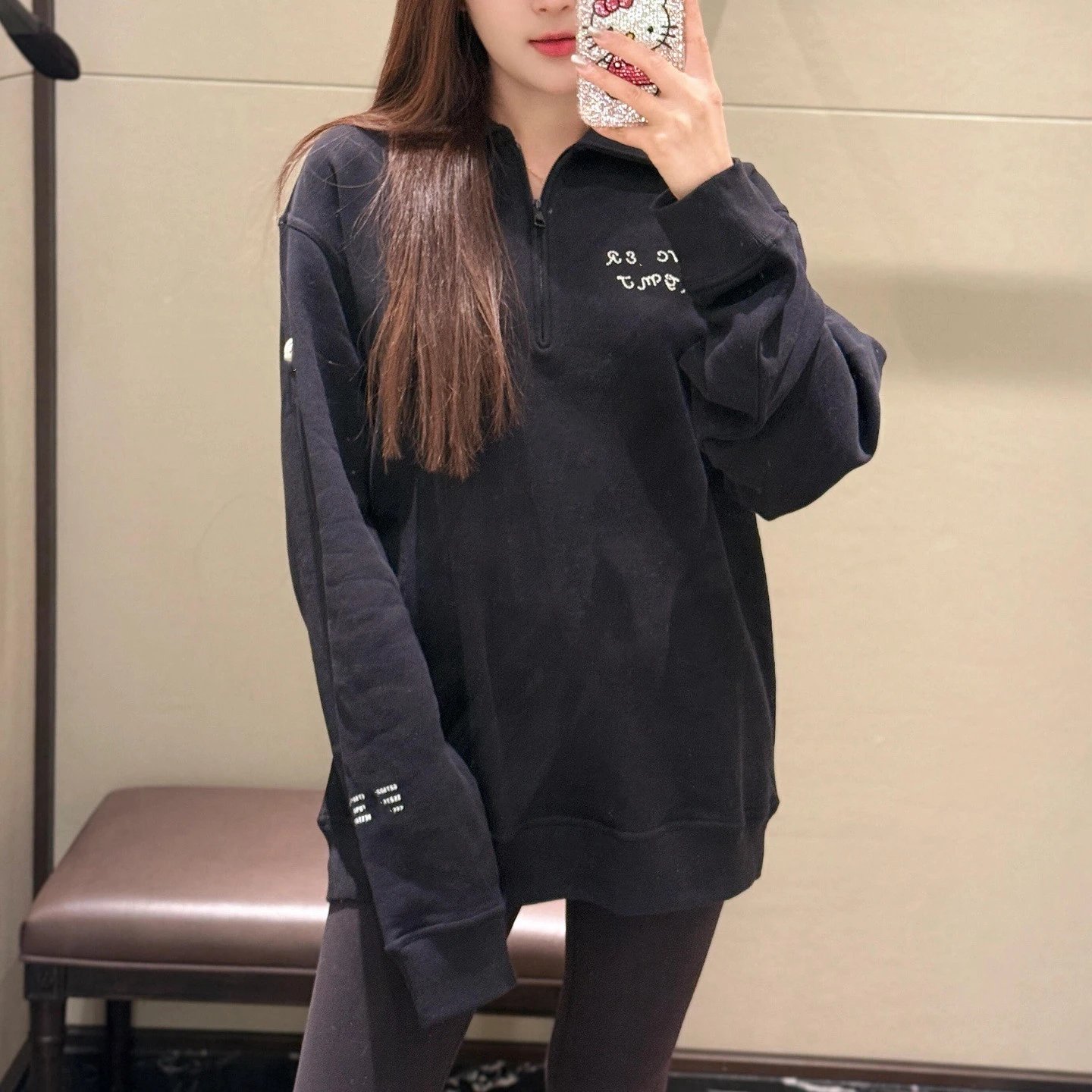 2025 new style M Moncler embroidery letter collar sweatshirt POLO shirt men's and women's