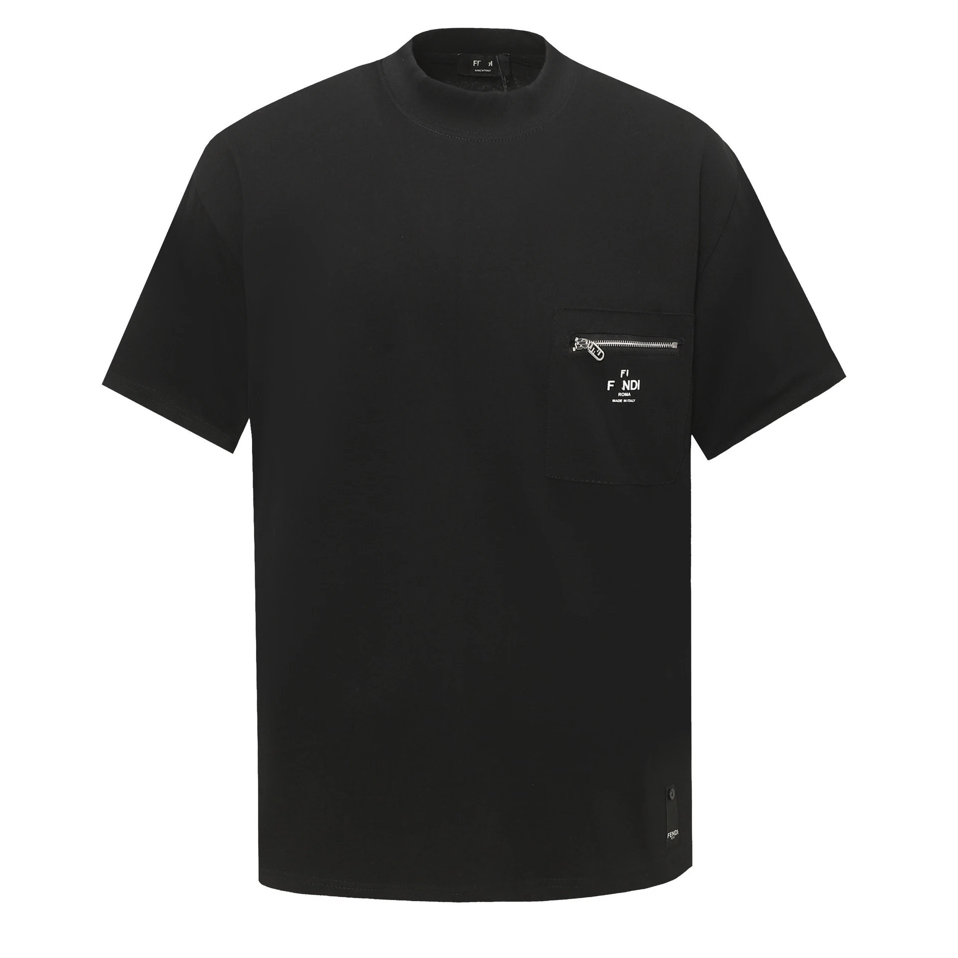 Dior Pocket Zipper Letter Logo Loose Fit Short Sleeve Unisex T-shirt
