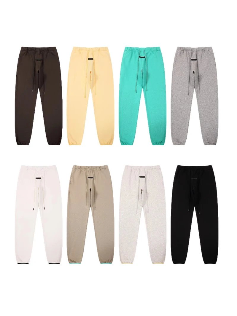 FOG Line ESSENTIALS Chest Silicone Lettering Loose Fleece Sweatpants Unisex