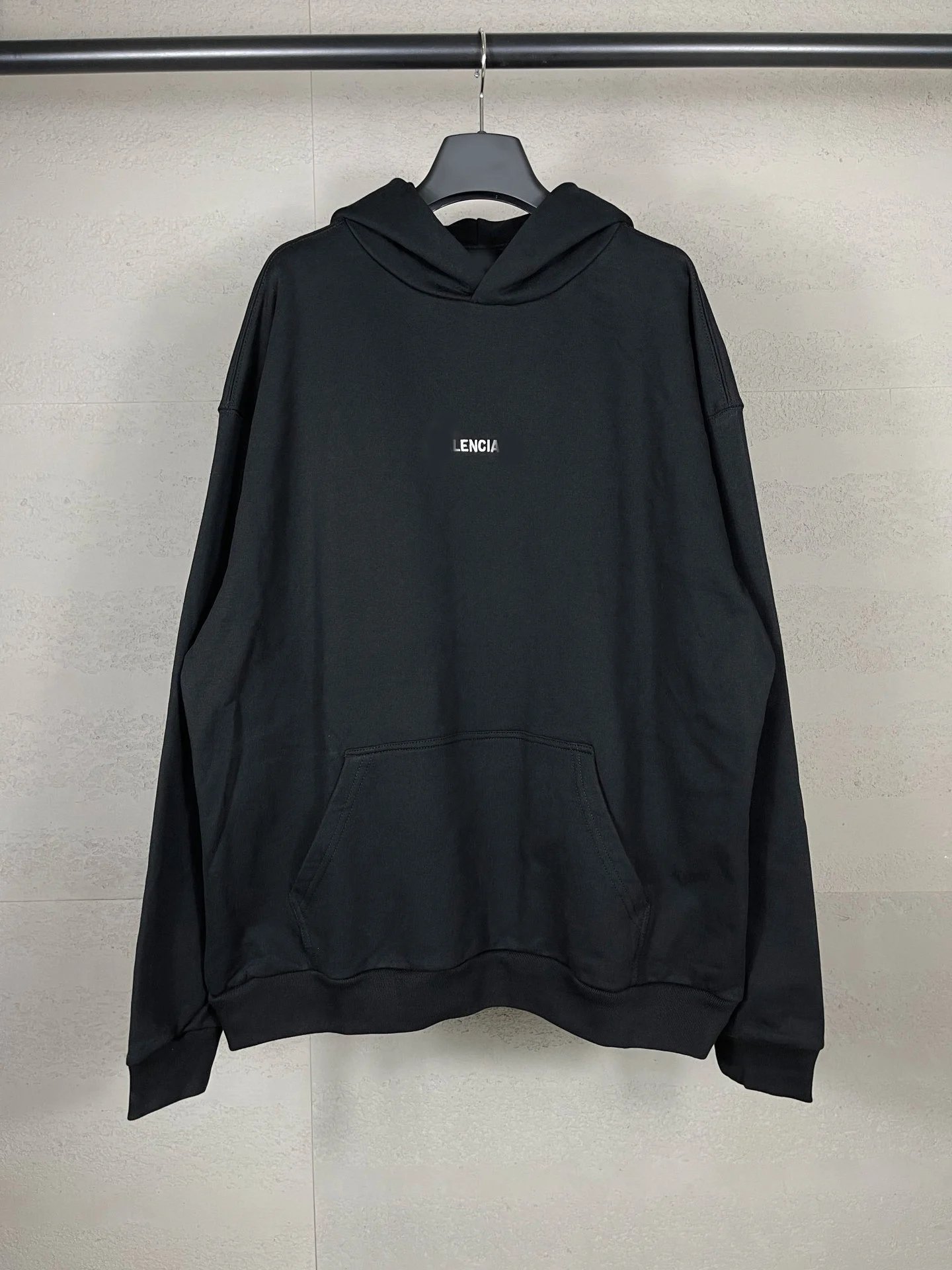 Balenciaga Masking Tape Black Tape Logo Sport Embroidery Windbreaker Jacket